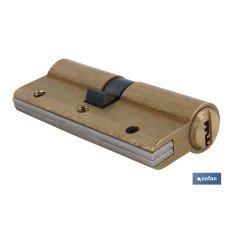 Cilindro SEG. ANTIBUMPING 30/40 L. Larga-Latón (PACK: 1 UDS)