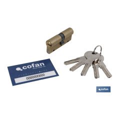 Cilindro SEG. ANTIBUMPING 40/40 L. Larga-Latón (PACK: 1 UDS)