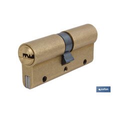 Cilindro SEG. ANTIBUMPING 40/40 L. Larga-Níquel (PACK: 1 UDS)