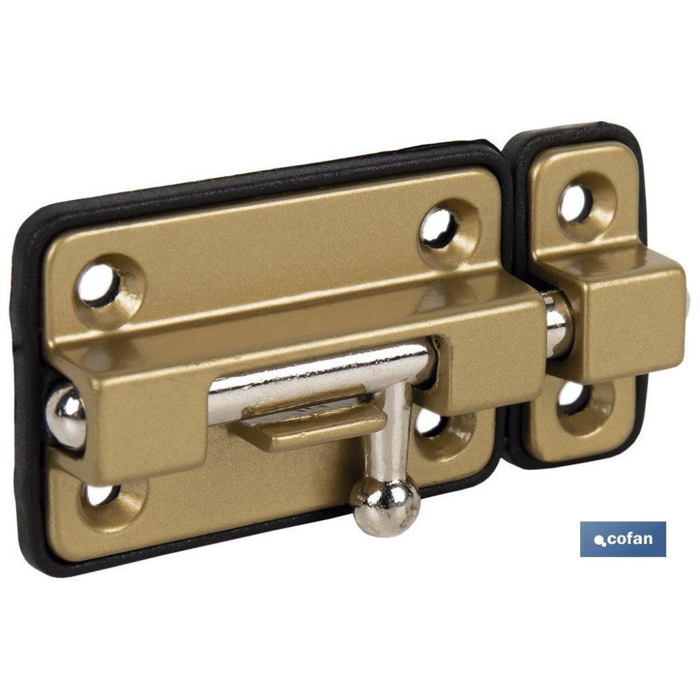 PASADOR BASE PLÁSTICO CROMO MATE 35 MM (PACK: 50 UDS)