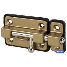 PASADOR BASE PLÁSTICO CROMO BRILLO 80 MM (PACK: 15 UDS)