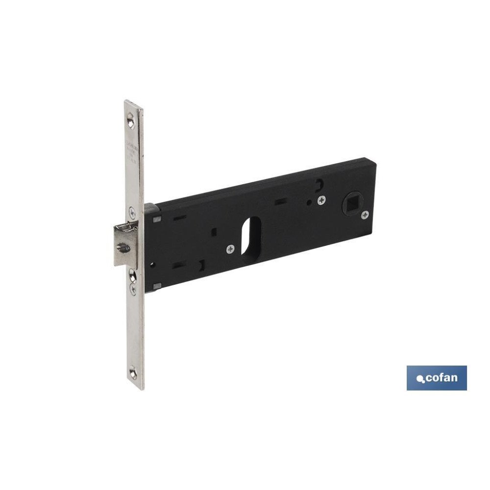 Cerradura zócalo oval E70 F16- Níquel (P/Metal) (PACK: 1 UDS)