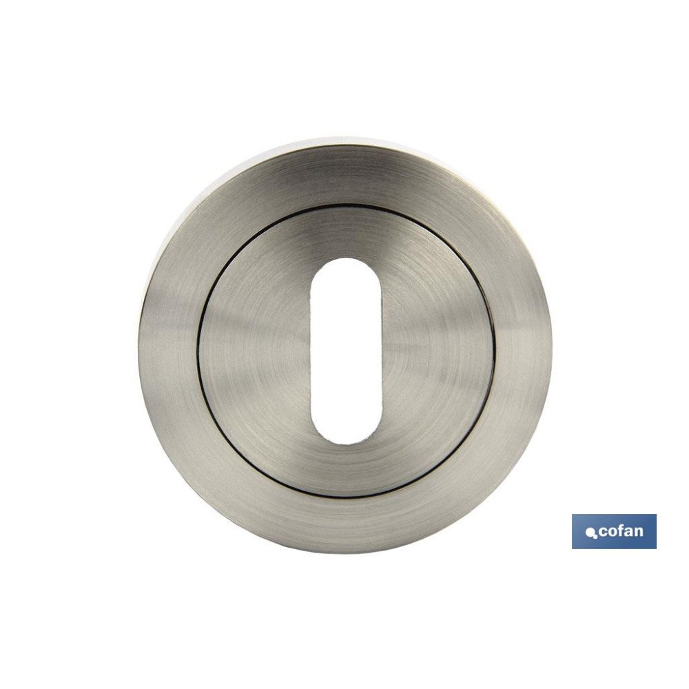 BOCALLAVE ROSETA 50MM NIQUEL SATINADO (PACK: 1 UDS)