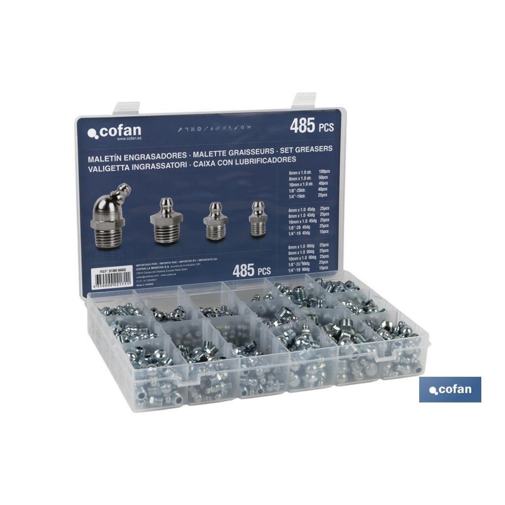 MALETÍN 485 ENGRASADORES (PACK: 1 UDS)
