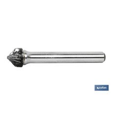FRESA ROTATIVA CÓNICA 90º 10mm. (PACK: 1 UDS)