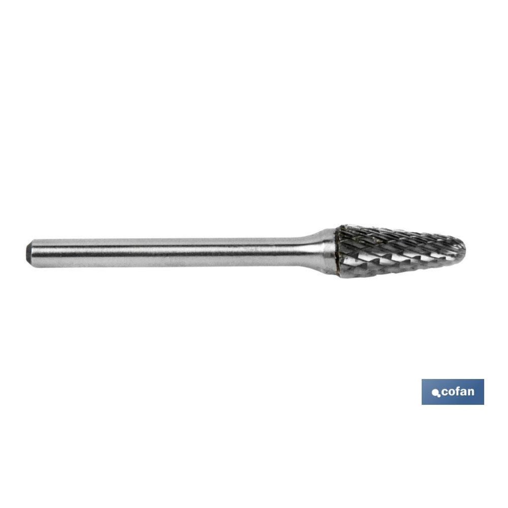 FRESA ROTATIVA CÓNICA CON RADIO 3mm. (PACK: 1 UDS)
