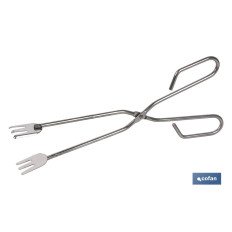 PINZA BARBACOA INOX C/PALA 380 MM (PACK: 1 UDS)