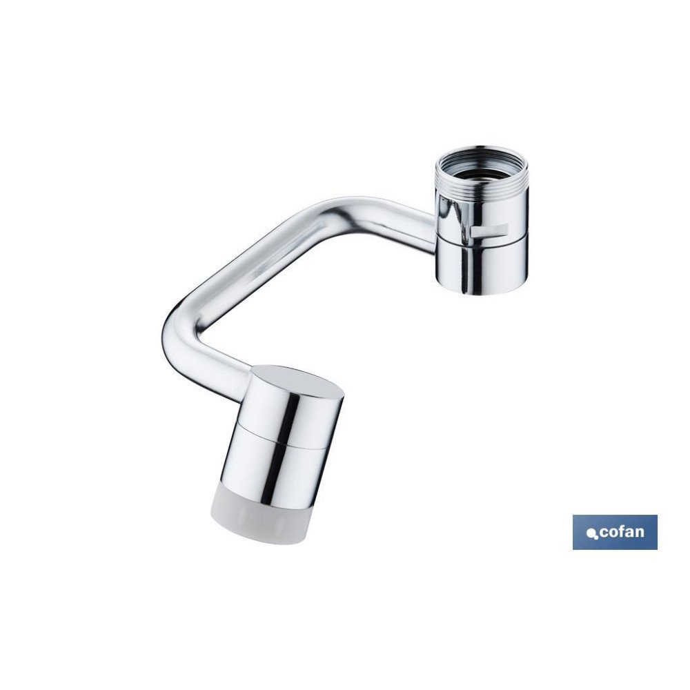 AIREADOR DE GRIFO EXTENSION GIRATORIO METRICA 24- 9X6X2.5 CM (PACK: 1 UDS)