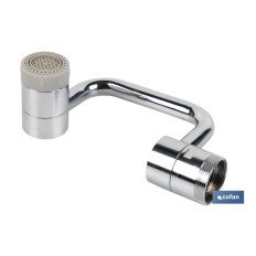 AIREADOR DE GRIFO EXTENSION GIRATORIO METRICA 24- 9X6X2.5 CM (PACK: 1 UDS)