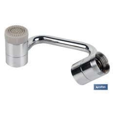 AIREADOR DE GRIFO EXTENSION GIRATORIO METRICA 24- 9X6X2.5 CM (PACK: 1 UDS)