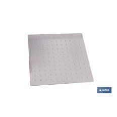 CABEZAL DE DUCHA CUADRADO EXTRAFINO DE ACERO INOXIDABLE 304 24,5 X 24,5 CM (PACK: 1 UDS)