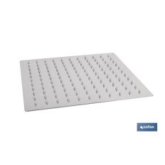 CABEZAL DE DUCHA CUADRADO EXTRAFINO DE ACERO INOXIDABLE 304 24,5 X 24,5 CM (PACK: 1 UDS)