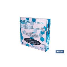 CABEZAL DE DUCHA REDONDO EXTRAFINO DE ACERO INOXIDABLE 304 Ø24,5 CM (PACK: 1 UDS)