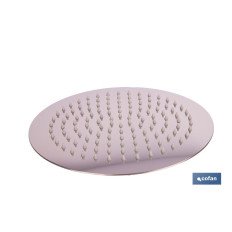 CABEZAL DE DUCHA REDONDO EXTRAFINO DE ACERO INOXIDABLE 304 Ø24,5 CM (PACK: 1 UDS)