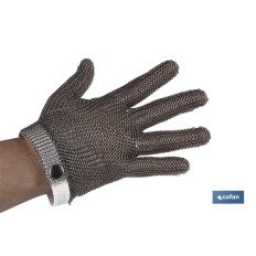 GUANTE ANTICORTE ACERO INOX CARNICERO T-L (PACK: 1 UDS)