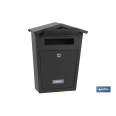 BUZÓN CORREO EXTERIOR VERDE MODELO GARDEN 360X290X105MM (PACK: 1 UDS)