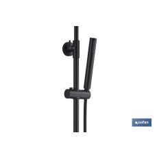 COLUMNA DUCHA NEGRA CON GRIFO MONOMANDO  80-140 (PACK: 1 UDS)