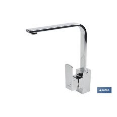 GRIFO DE COCINA MONOMANDO CON DISEÑO CUADRADO 35 MM (PACK: 1 UDS)