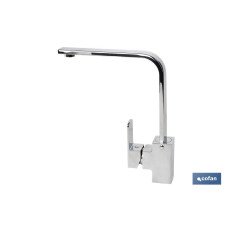 GRIFO DE COCINA MONOMANDO CON DISEÑO CUADRADO 35 MM (PACK: 1 UDS)