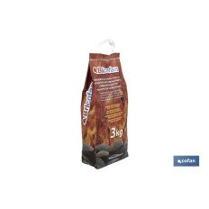 BOLSA BRIQUETAS CARBON VEGETAL 3 KGS (PACK: 1 UDS)