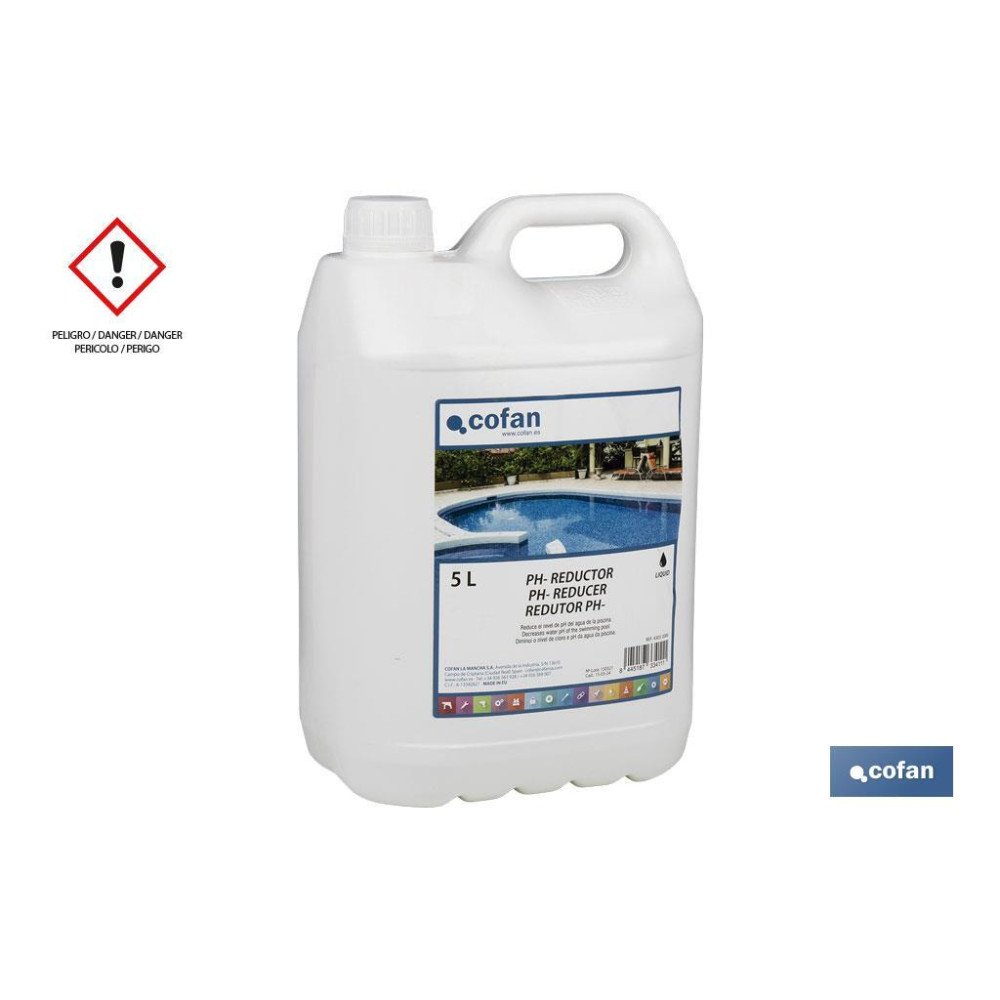 REDUCTOR PH LIQUIDO 5 L COFAN (PACK: 1 UDS)