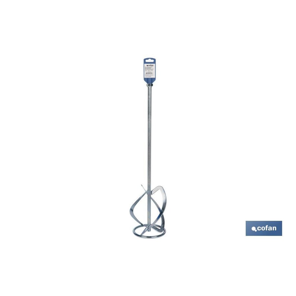 VARILLA MEZCLADORA MORTERO Ø140 600 MM M14 (PACK: 1 UDS)