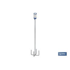 VARILLA MEZCLADORA YESO Ø120 600 MM M14 (PACK: 1 UDS)