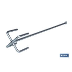VARILLA MEZCLADORA YESO Ø120 600 MM M14 (PACK: 1 UDS)