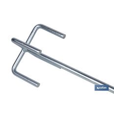 VARILLA MEZCLADORA YESO Ø120 600 MM M14 (PACK: 1 UDS)