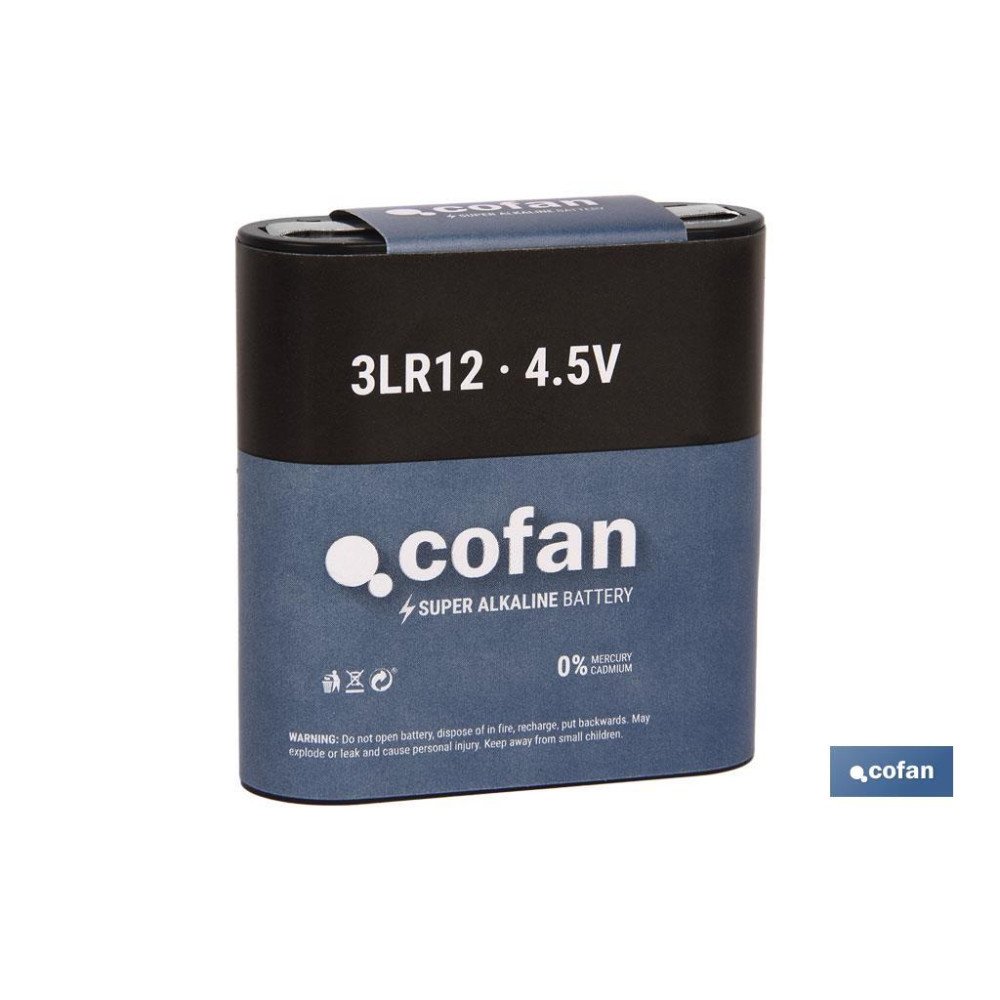 BLISTER 1 PILA ALCALINA 3LR12/4,5V (PACK: 9 UDS)