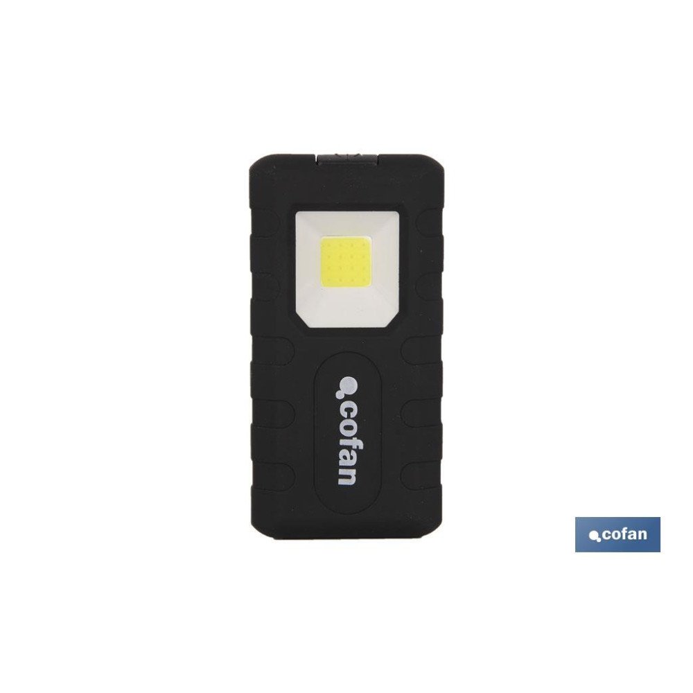 LINTERNA COB LED 3W 150Lm MAGNETICA/BOLSILLO (PACK: 1 UDS)