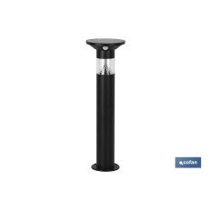 BALIZA LED SOLAR CON SENSOR GRIS 3W IP44 500LM (PACK: 1 UDS)