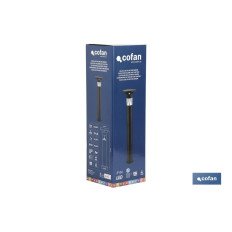 BALIZA LED SOLAR CON SENSOR GRIS 3W IP44 500LM (PACK: 1 UDS)