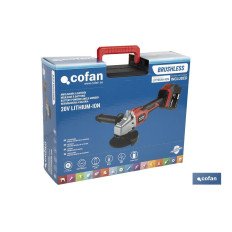 AMOLADORA A BATERÍA Li-ion 20 V 10.000 RPM - 115/125 MM (PACK: 1 UDS)