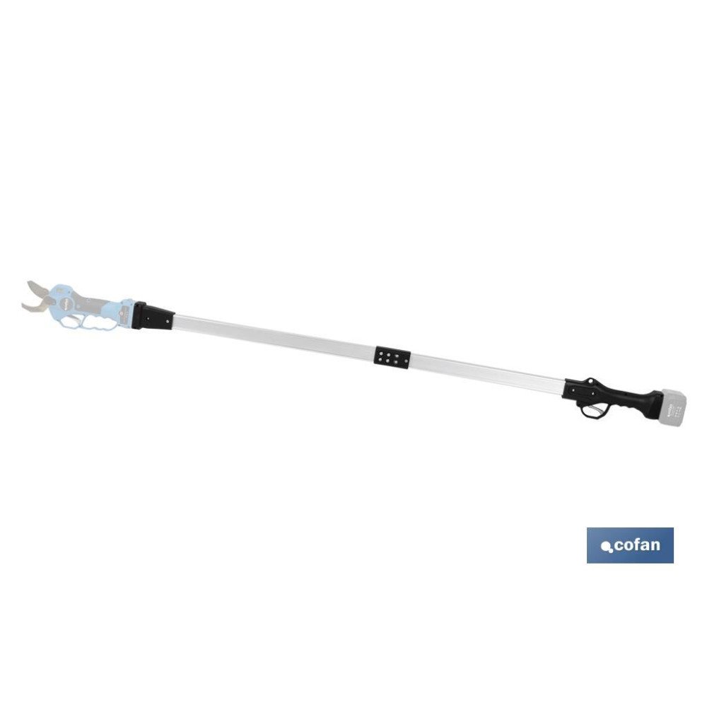 PÉRTIGA EXTENSIBLE TIJERAS DE PODAR ELÉCTRICAS 130 CM (PACK: 1 UDS)
