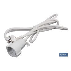 PROLONGADOR ELECTRICO 2M (3 x 1,5mm) (PACK: 1 UDS)
