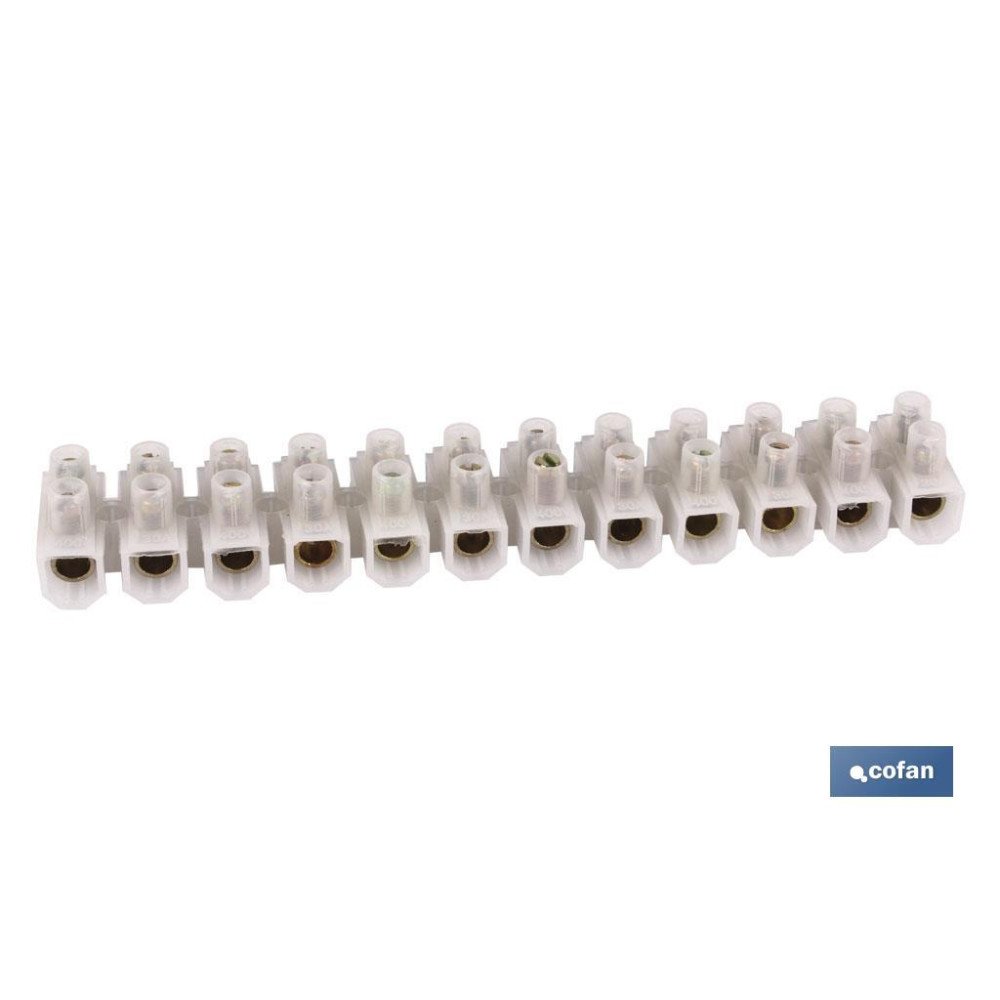 REGLETA CONEXIÓN BLANCA (4MM) (PACK: 1 UDS)