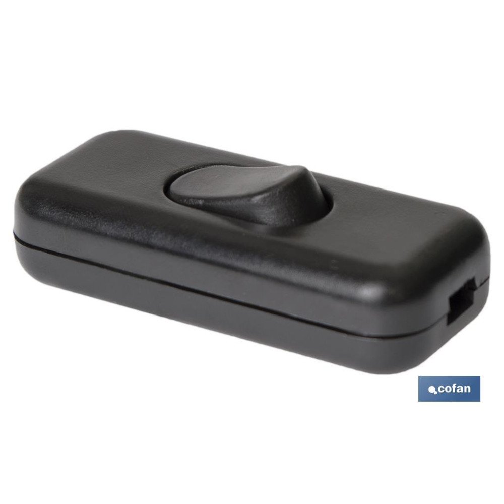 INTERRUPTOR AEREO NEGRO (4A-250V) (PACK: 1 UDS)