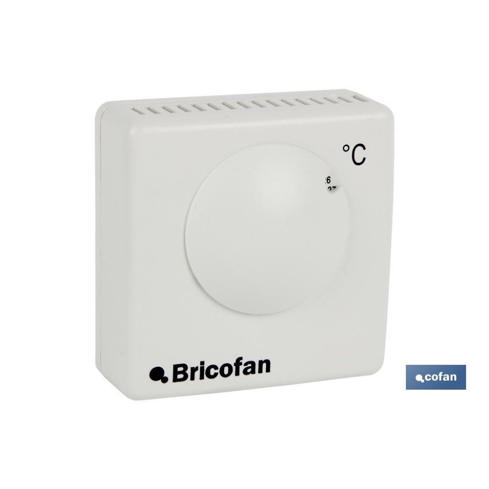 TERMOSTATO ANALOGICO CALEFACCIÓN (5°C-35°C) (PACK: 1 UDS)