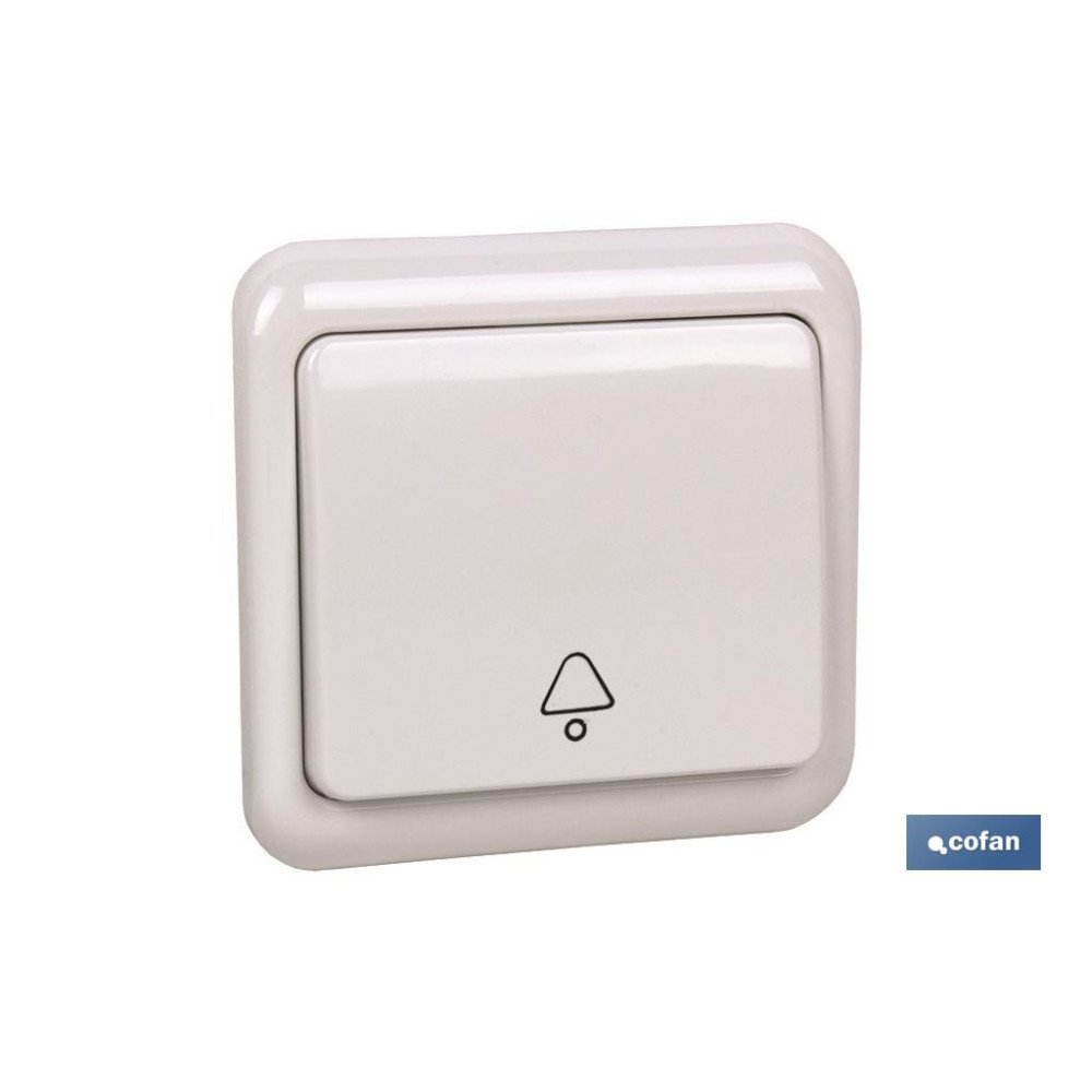 PULSADOR EMPOTRAR MODELO PACIFIC BLANCO 10A (PACK: 1 UDS)