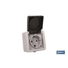 BASE ENCHUFE ESTANCO IP44 (PACK: 1 UDS)