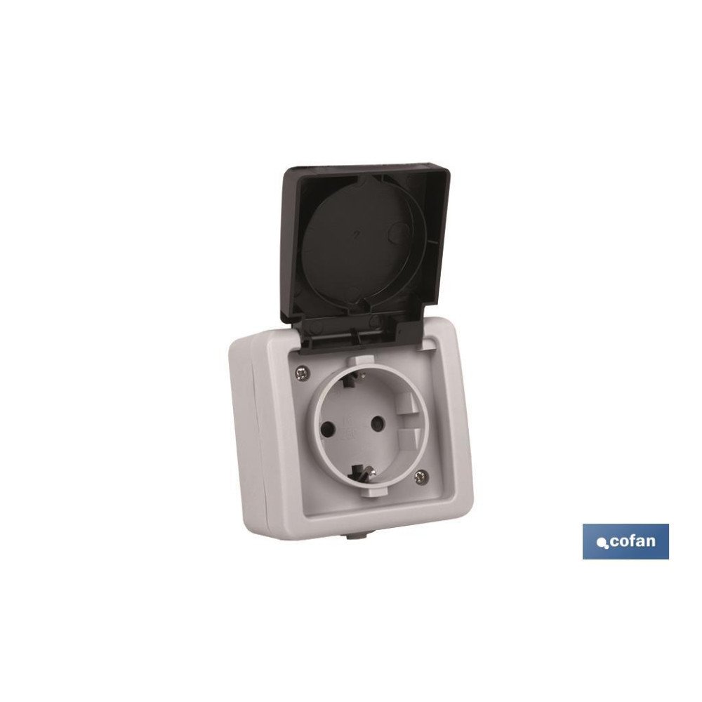 BASE ENCHUFE ESTANCO IP44 (PACK: 1 UDS)