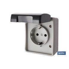 BASE ENCHUFE ESTANCO IP44 (PACK: 1 UDS)