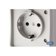 BASE ENCHUFE ESTANCO IP44 (PACK: 1 UDS)