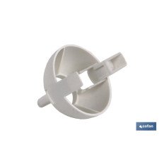 PORTALÁMPARAS PARA OBRA E-27 4A250V RESINA TERMOESTABLE BLANCO (PACK: 1 UDS)