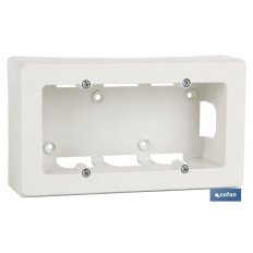 ZÓCALO SUPERFICIE 94X96X43 PARA 1 ELEMENTO. BLANCO (PACK: 1 UDS)