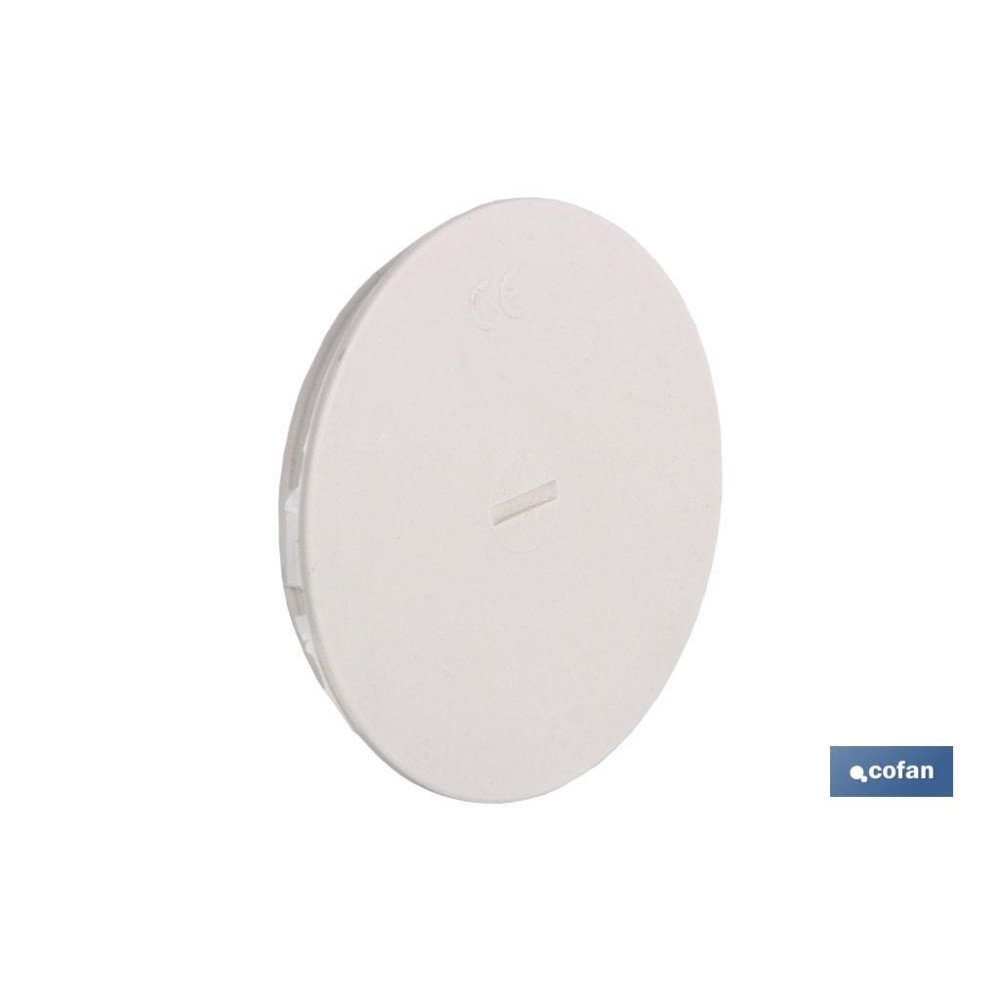 TAPA ROSCADA PARA CAJA EMPOTRAR 80X32 (PACK: 1 UDS)