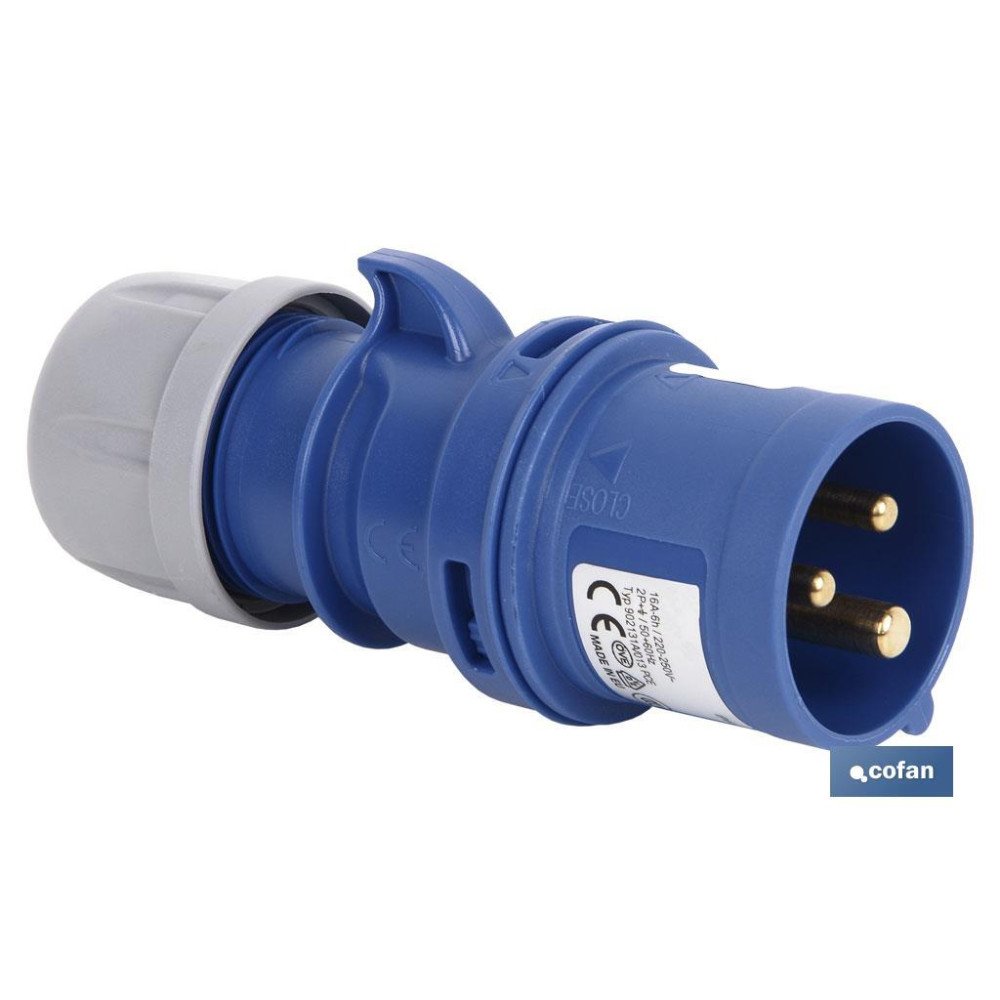 CLAVIJA INDUSTRIAL IP44 16A 230V (PACK: 1 UDS)