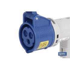 ADAPTADOR INDUSTRIAL 16A 230V IP44 CLAVIJA SCHUKO (PACK: 1 UDS)