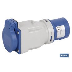 ADAPTADOR INDUSTRIAL CLAVIJA-BASE SCHUKO IP44 16A 230V (PACK: 1 UDS)